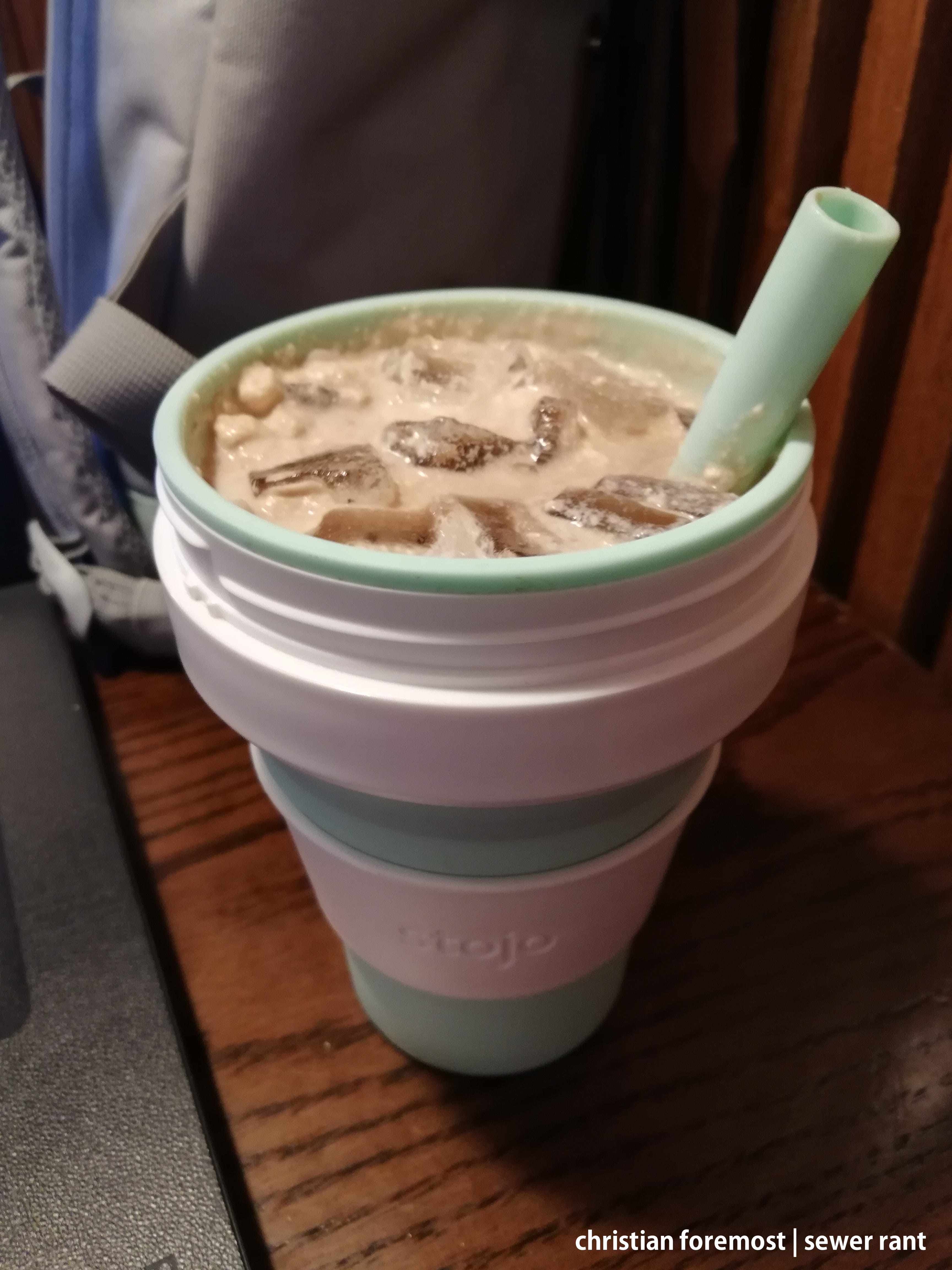 Two-two - Classic Iced Chocolate, Replace Vanilla Syrup with White Chocolate Mocha
