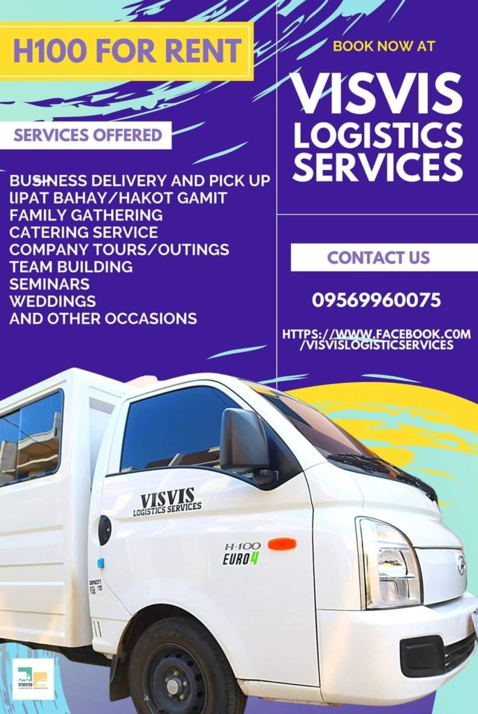 Visvis Logistics Services courier van for hire manila