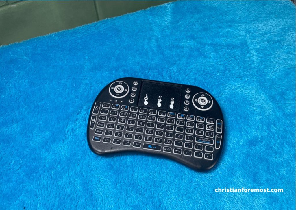 Wireless Keyboard Remote with Touchpad shopee