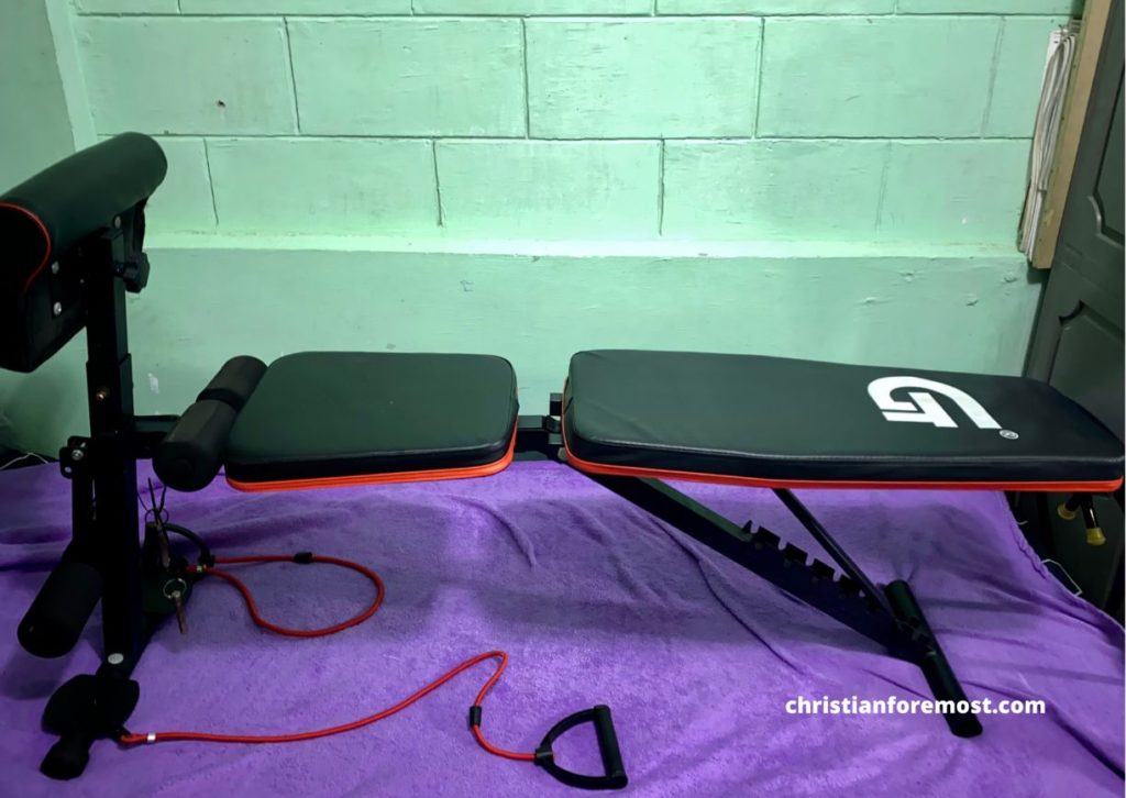 Adjustable Weight Supine Dumbbell Bench