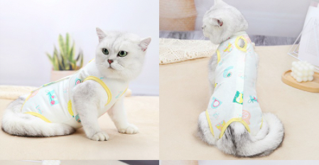 Cat Recovery Suit Cat Clothes after Surgery