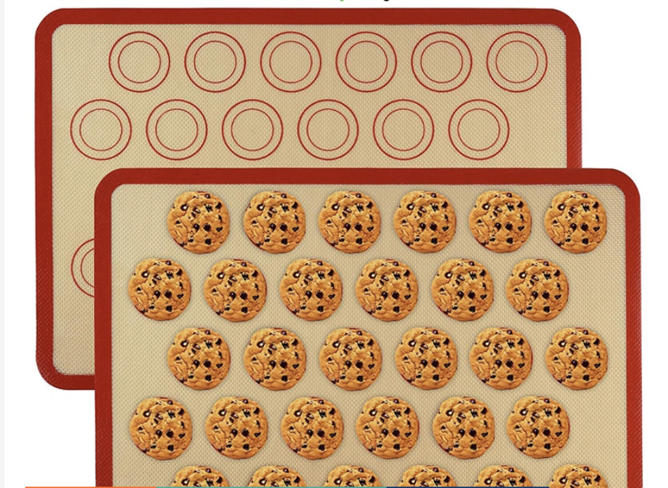 ANAEAT 1pc Macaron Silicone Baking Mat Oven Pad Household Cookie Bean Puffs Rectangular Non-stick Pan Oven Non Stick Mat | Shopee
