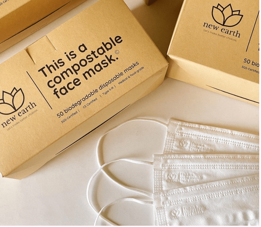 New Earth Compostable Mask | Shopee Philippines