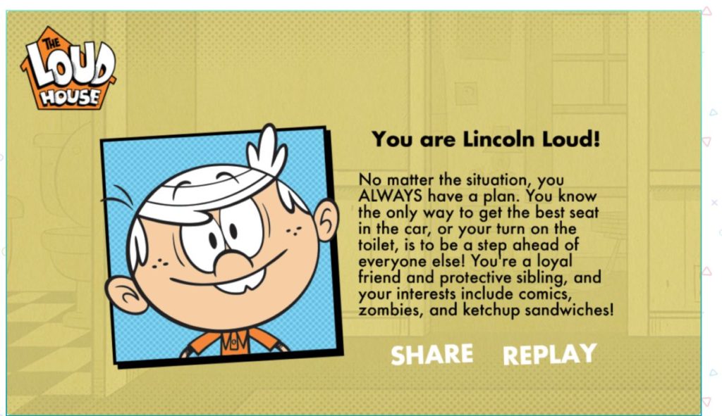 Loud House Character Quiz Game 