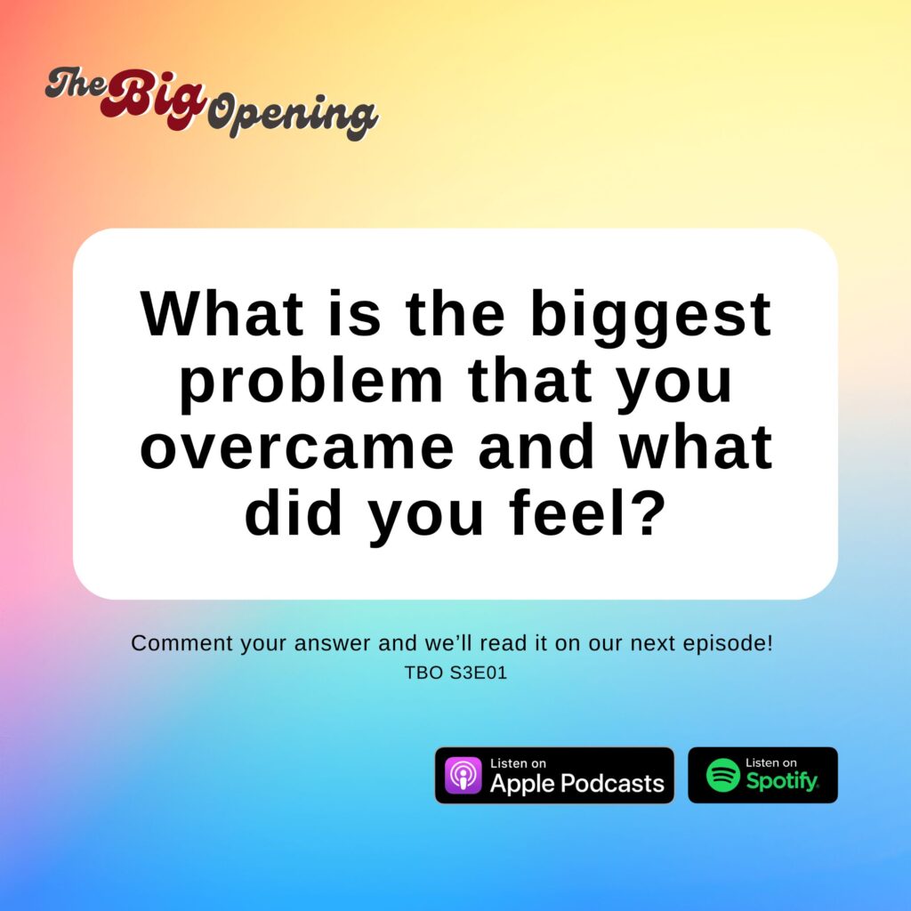 brian guiang the big opening podcast question