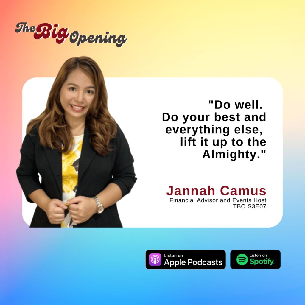 Jannah Camus The Big opening quote